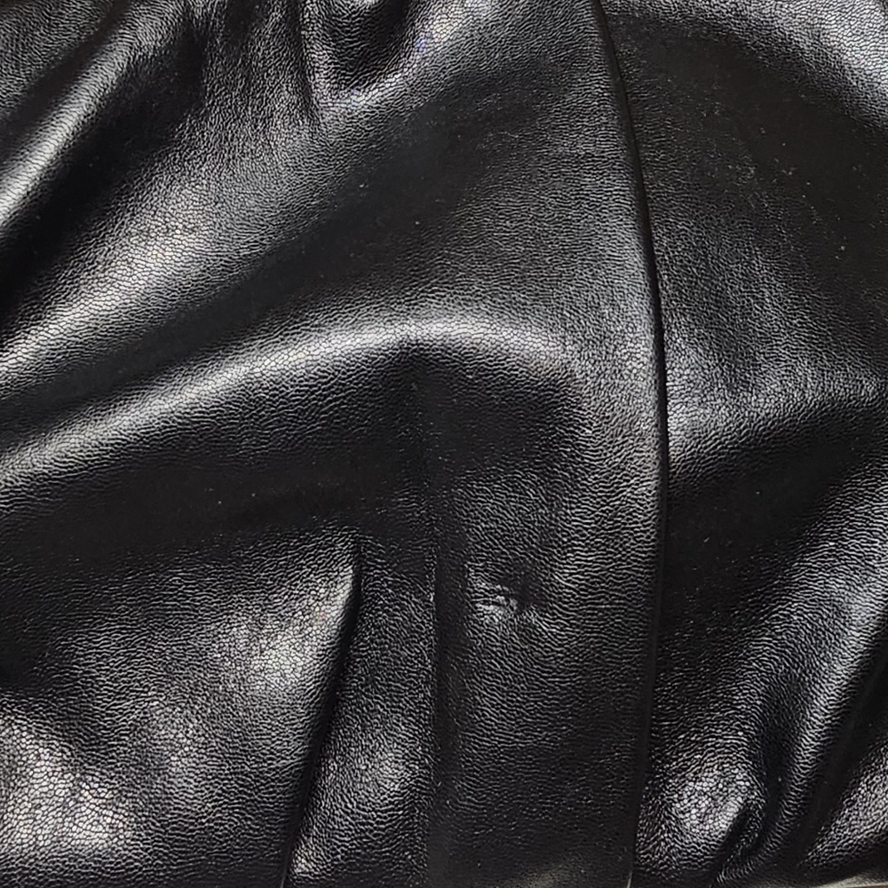 EUC Rebecca Minkoff Ruched Vegan Leather Clutch - Picture 7 of 9